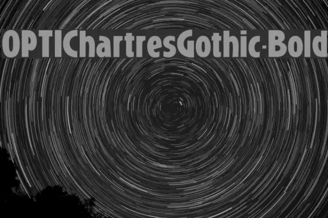 OPTIChartresGothic-Bold Polices examples