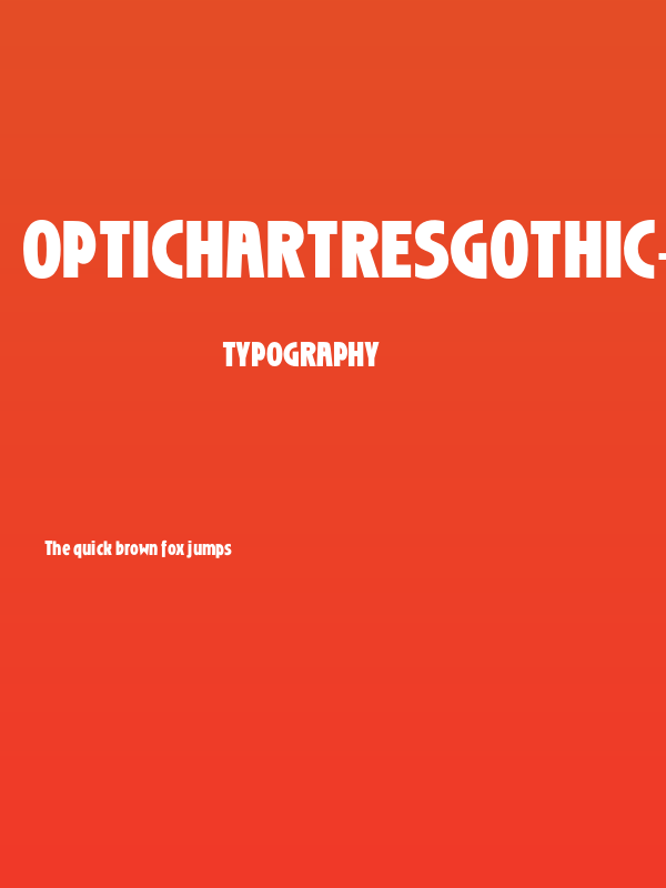 OPTIChartresGothic-Bold Poster