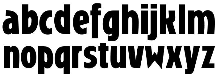 OPTIChartresGothic-Bold Font LOWERCASE