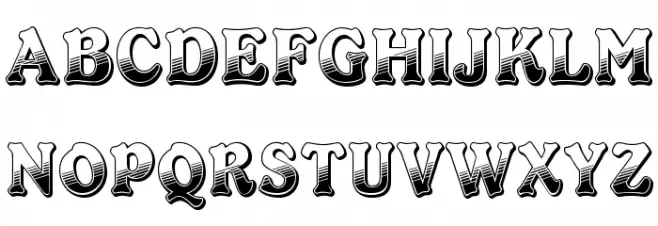 OPTICheersFive Schriftart Groß
