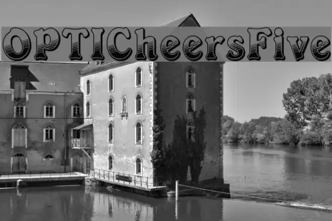 OPTICheersFive Font examples