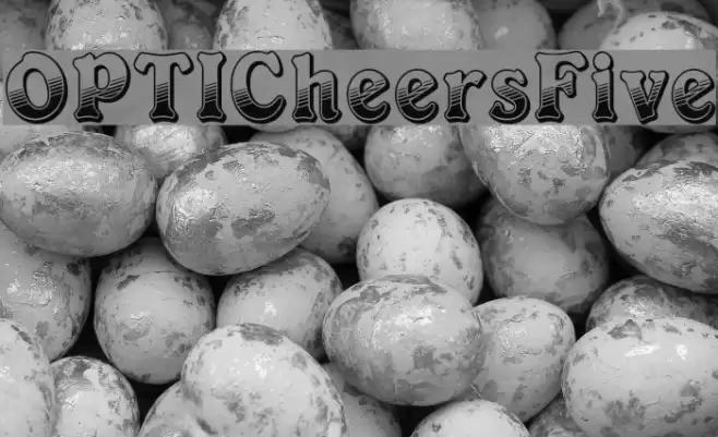 OPTICheersFive Font examples