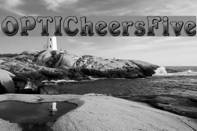 OPTICheersFive Font examples