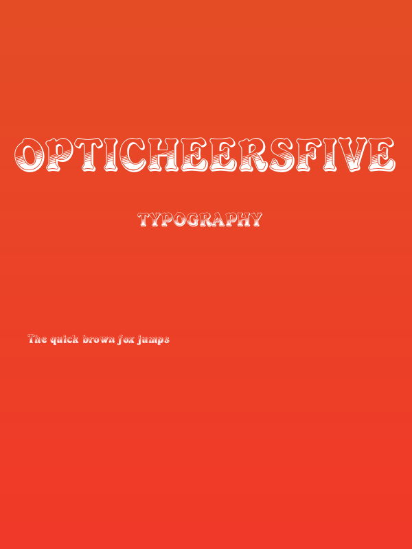 OPTICheersFive Poster