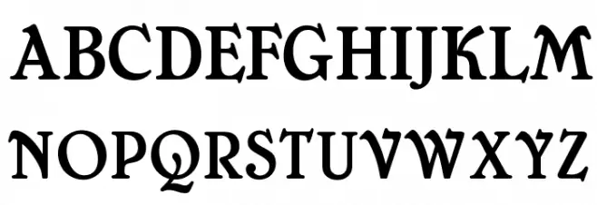 OPTIChelsea 字体 大写
