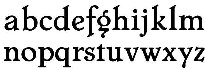 OPTIChelsea Font LOWERCASE