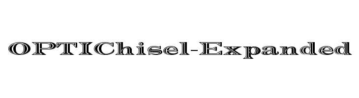 OPTIChisel-Expanded  Fuentes Gratis Descargar