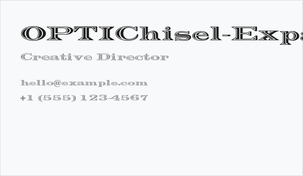 OPTIChisel-Expanded Business Card