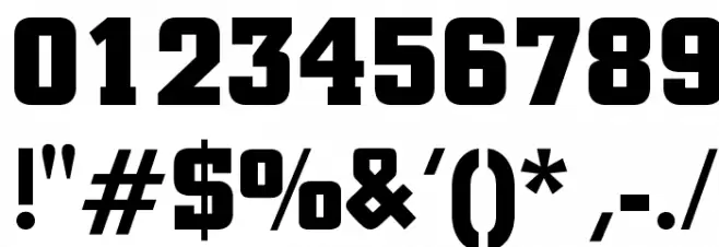 OPTICirrus-Bold Font OTHER CHARS