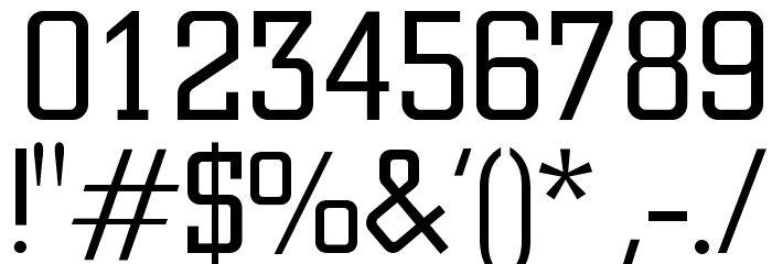 OPTICirrus-Light Font OTHER CHARS