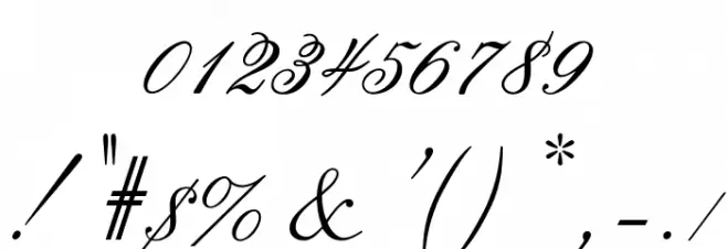 OPTICits Font OTHER CHARS