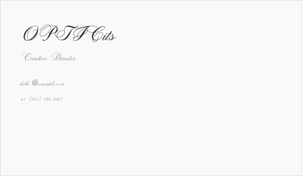 OPTICits Business Card