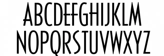 OPTICivet-LiteCondensed 字体 大写