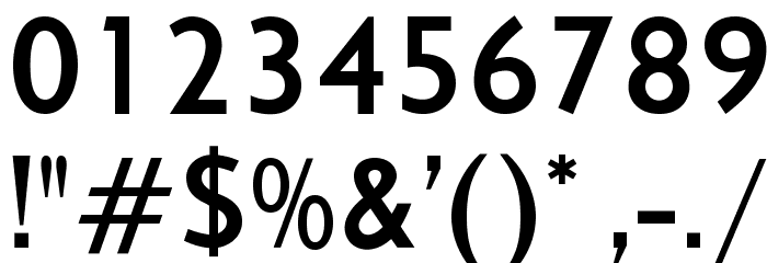 OPTICivet-Medium Font OTHER CHARS