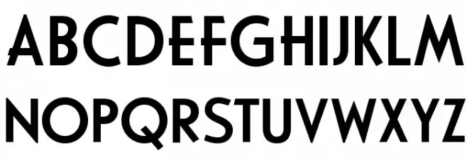 OPTICivet-Medium フォント 大文字