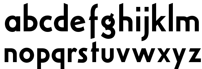OPTICivet-Medium Font LOWERCASE