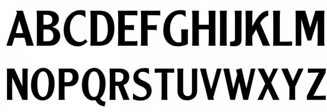 OPTIClearfaceGothicDemiAg フォント 大文字