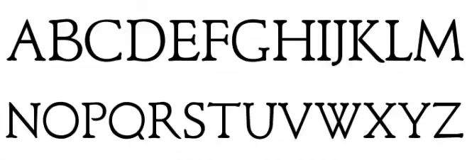 OPTIClementeLightAd 字体 大写