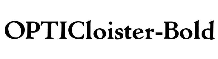 OPTICloister-Bold  les polices de caractères gratuit tlcharger