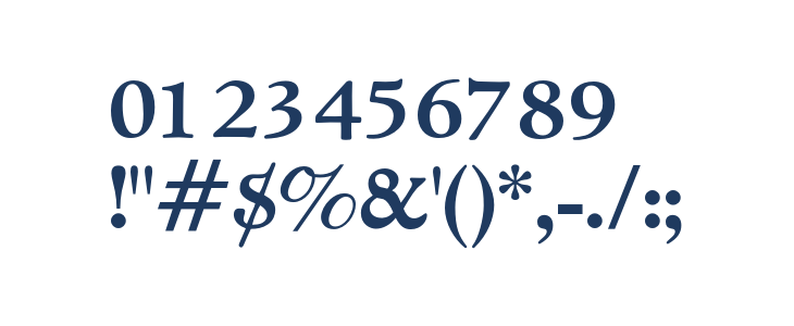 OPTICloister-Bold Other Characters