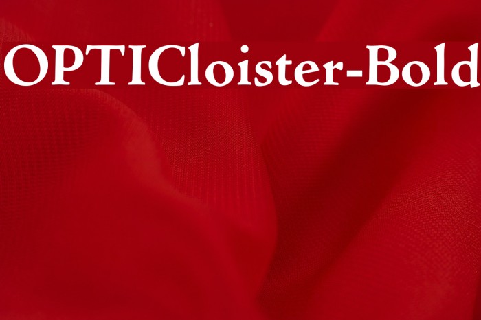 OPTICloister-Bold Example 1