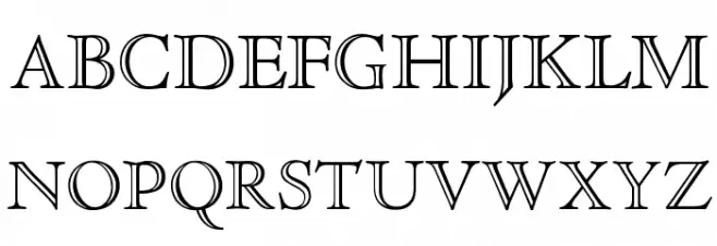OPTICloister-OpenFace Schriftart Groß
