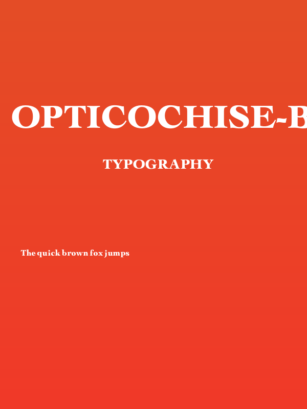 OPTICochise-Black Poster
