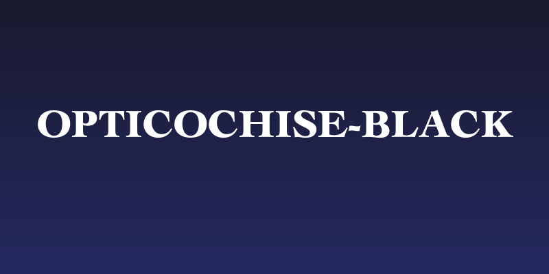 OPTICochise-Black Social Header