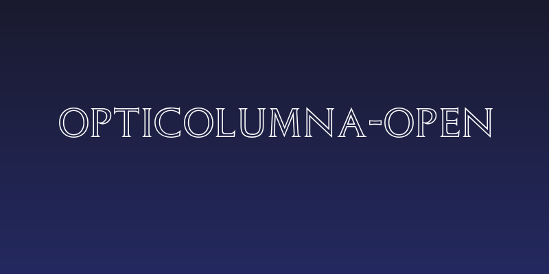 OPTIColumna-Open Social Header