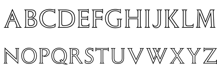 OPTIColumna-Open Font LOWERCASE