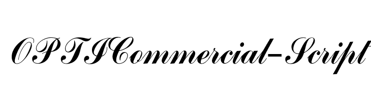 OPTICommercial-Script Font