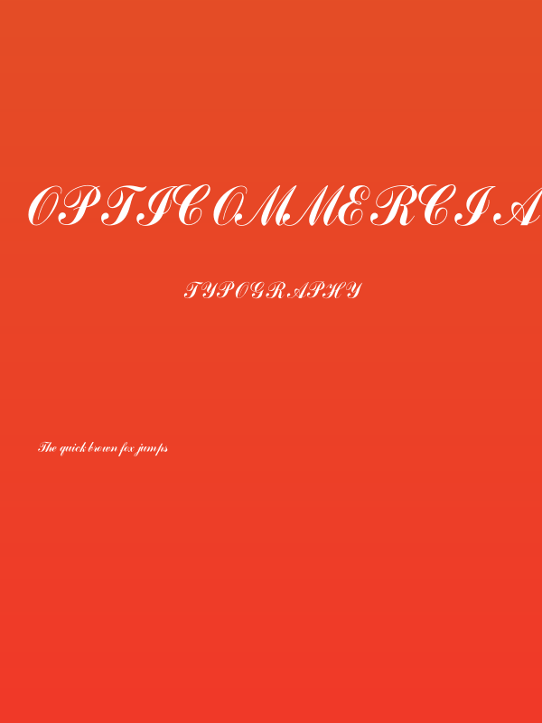 OPTICommercial-Script Poster