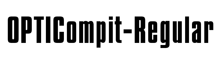 OPTICompit-Regular Font