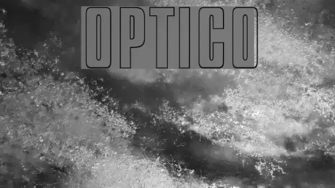 OPTICompitOutline Font examples