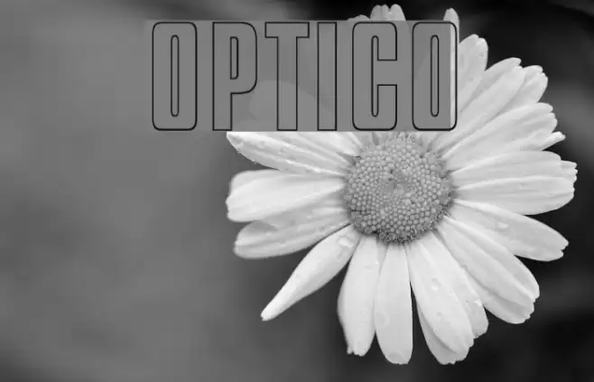 OPTICompitOutline Font examples