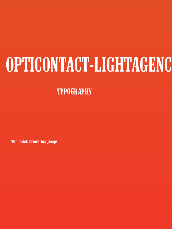 OPTIContact-LightAgency Poster