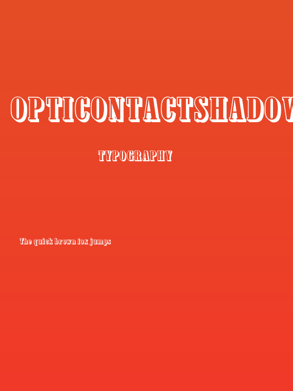 OPTIContactShadow-Agency Poster