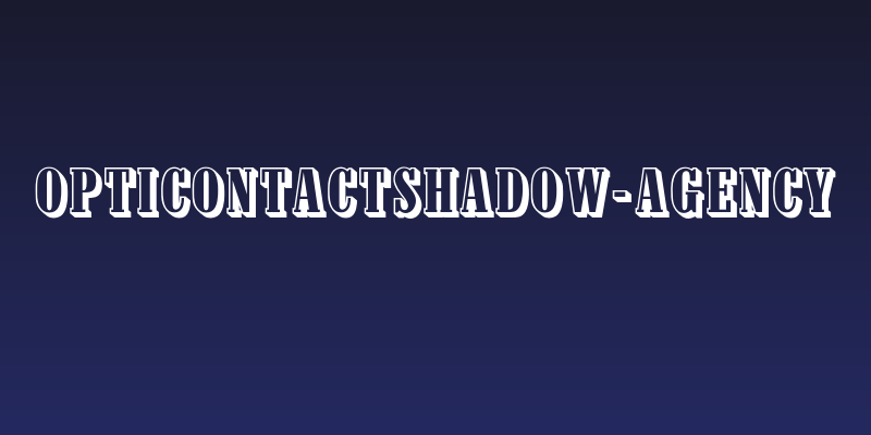OPTIContactShadow-Agency Social Header