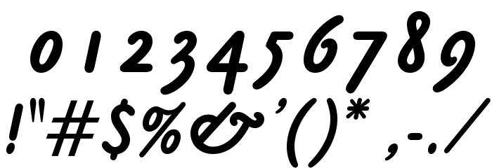 OPTICookeSans-BoldItalic Font OTHER CHARS