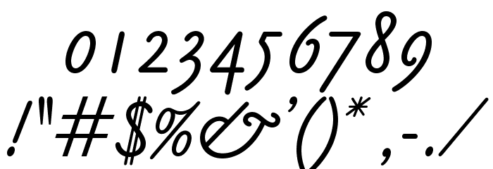 OPTICookeSans-Italic Font OTHER CHARS