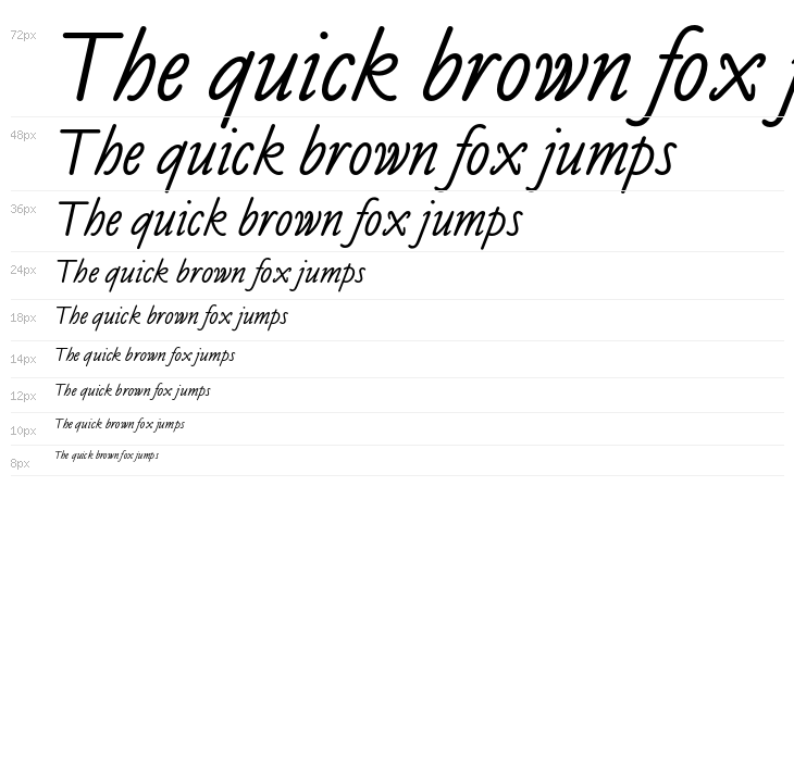 OPTICookeSans-Italic Waterfall