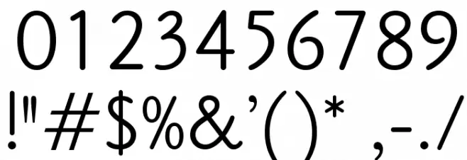 OPTICookeSans Font OTHER CHARS