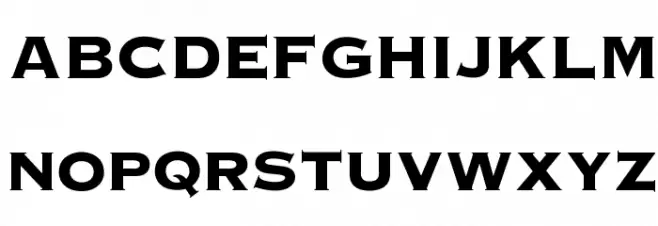 OPTICopperplate-Heavy Schriftart Groß