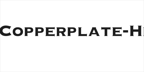 OPTICopperplate-Heavy Logo