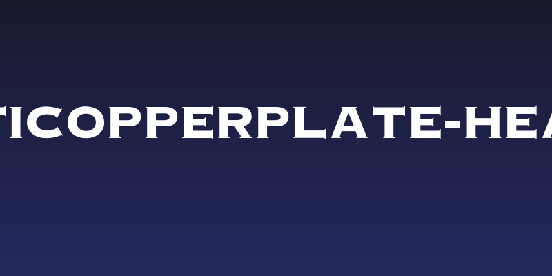 OPTICopperplate-Heavy Social Header