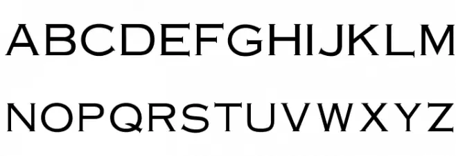 OPTICopperplate-Light フォント 大文字