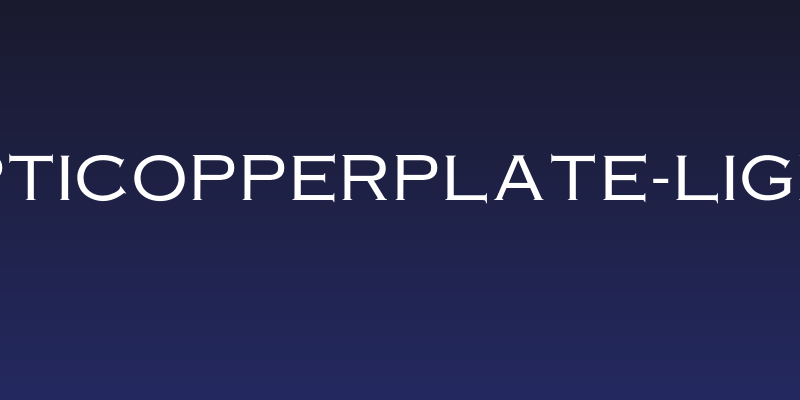 OPTICopperplate-Light Social Header