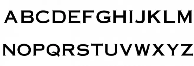 OPTICopperplate 字体 大写