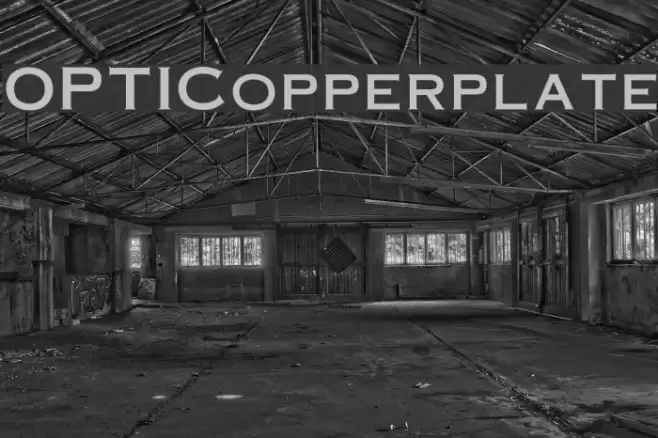 OPTICopperplate Font examples