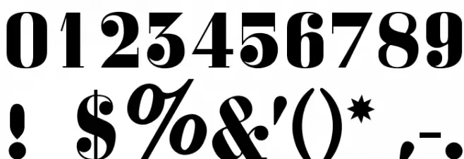 OPTICorvinus-Bold Font OTHER CHARS